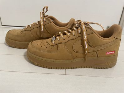 Supreme × Nike Air Force 1 Low "Flax/Wheat"
