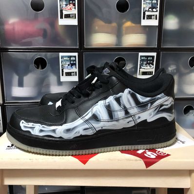 Nike Air Force 1 Low "Black Skeleton"