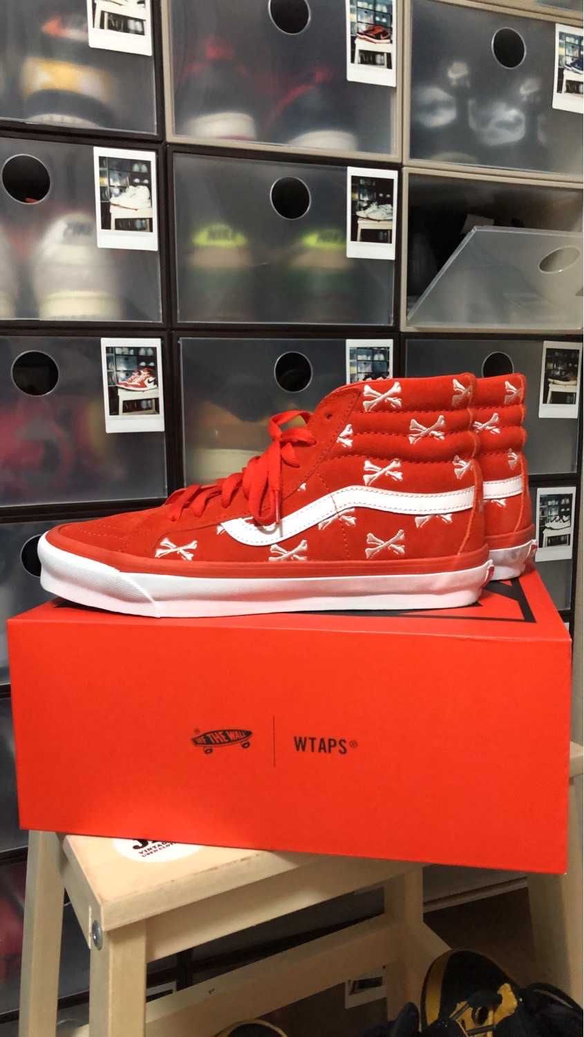 WTAPS × VANS VAULT SK8-HI LX "ORANGE/WHITE"