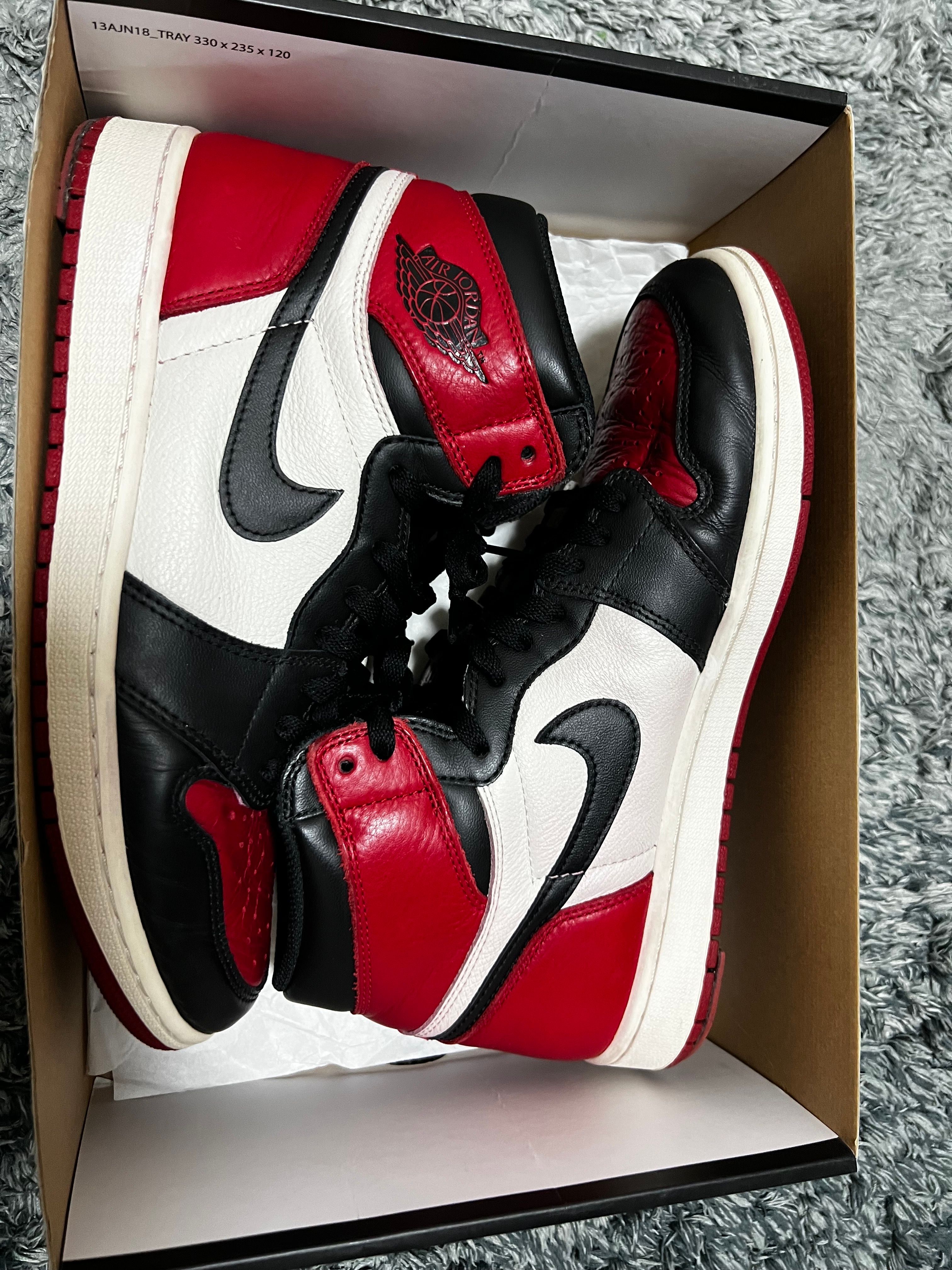 Nike Air Jordan 1 Retro High OG "Bred Toe"