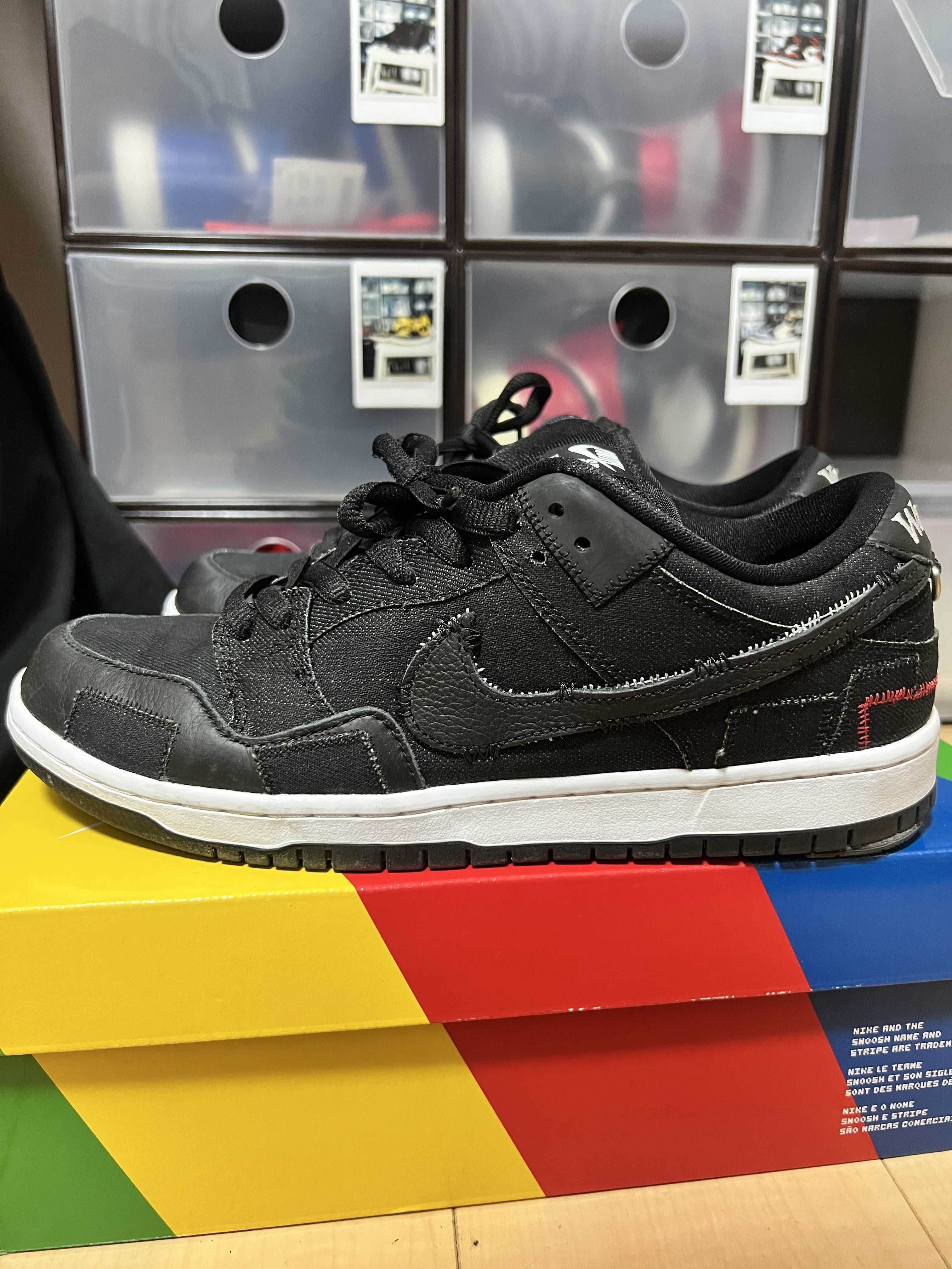 Wasted Youth × Nike SB Dunk Low "Black Denim" / VERDY
