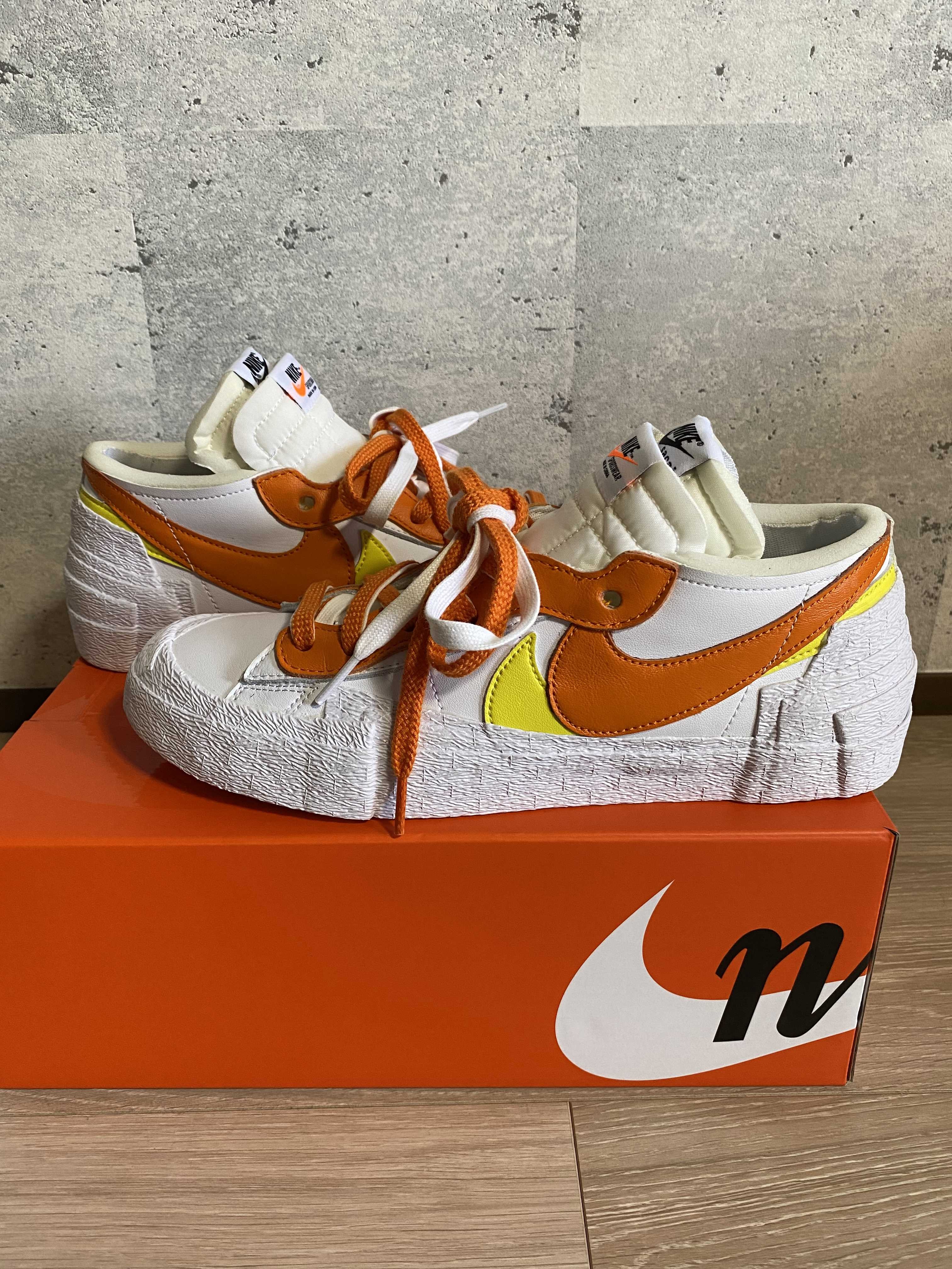 SACAI × NIKE BLAZER LOW "MAGMA ORANGE"