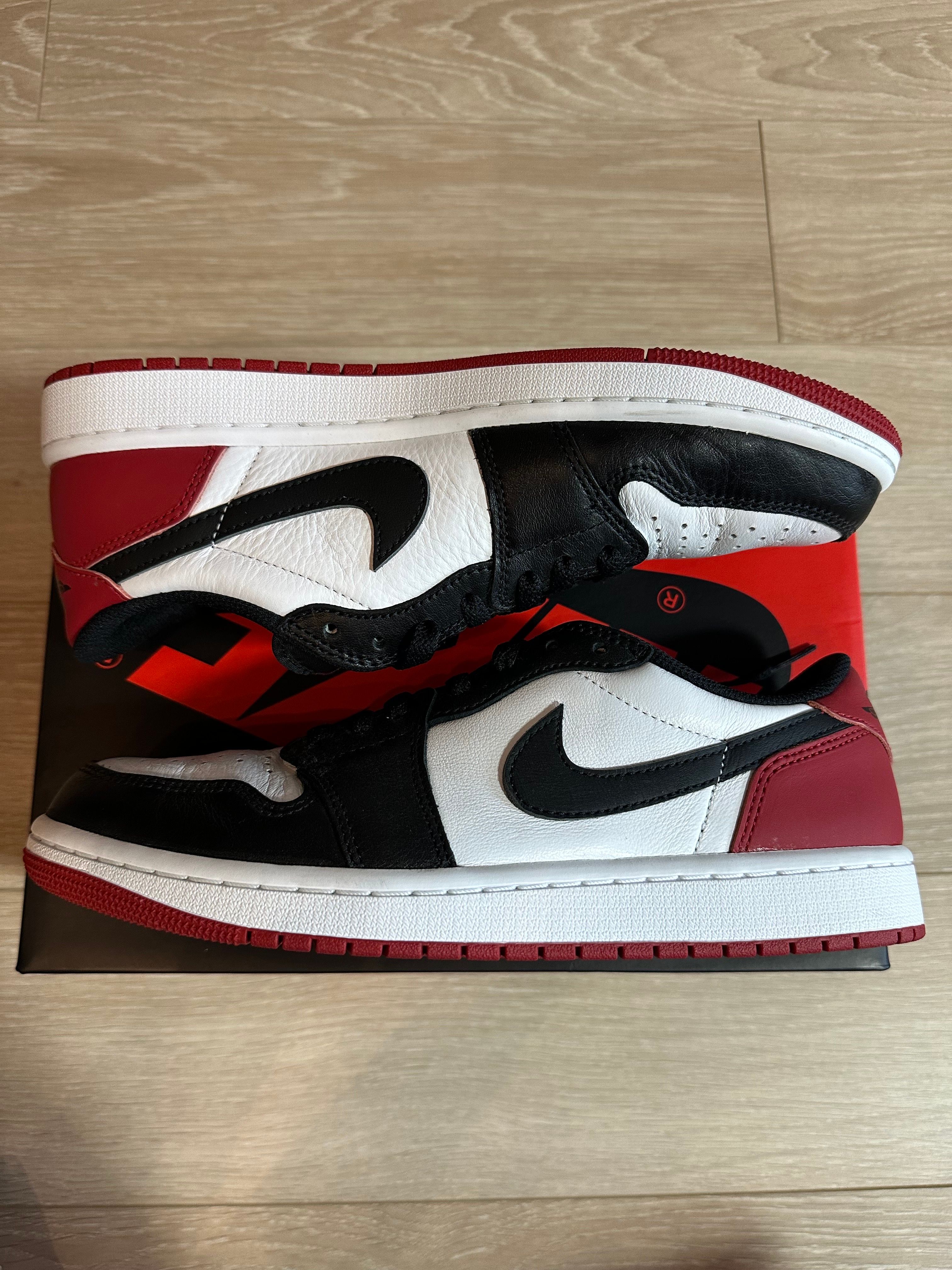 Nike Air Jordan 1 Retro Low OG "Black Toe"