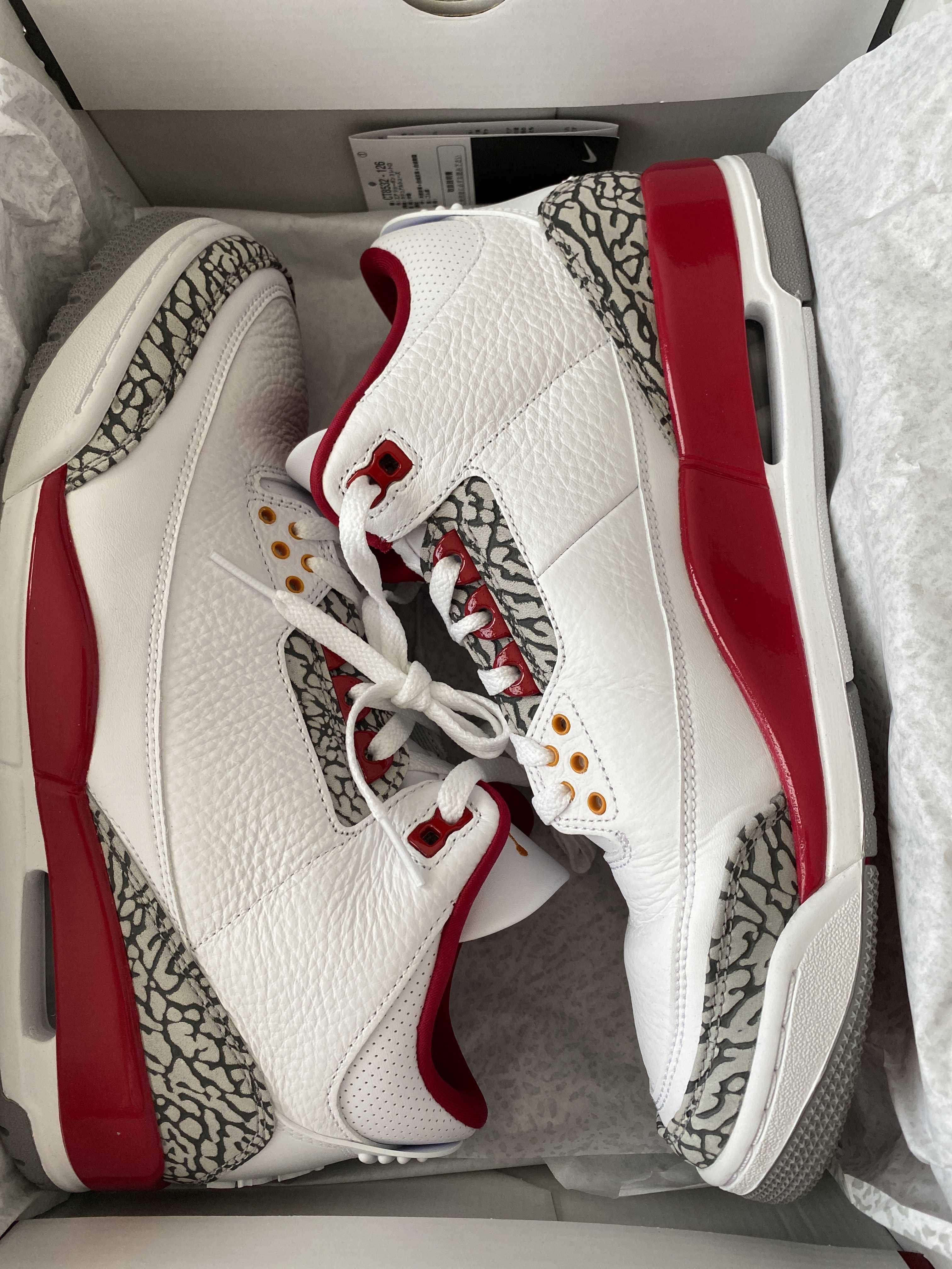 Nike Air Jordan 3 "Cardinal Red"