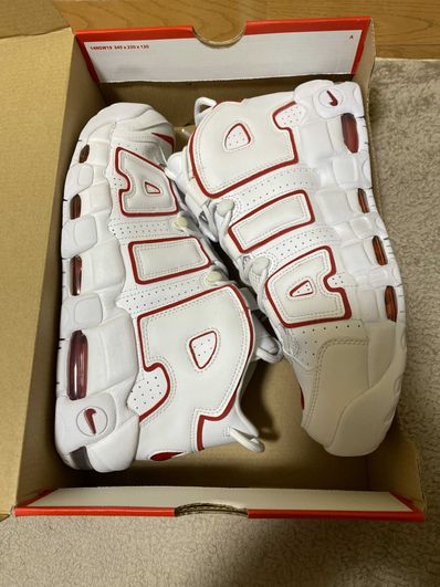 NIKE AIR MORE UPTEMPO "WHITE/VARSITY RED" (2021)