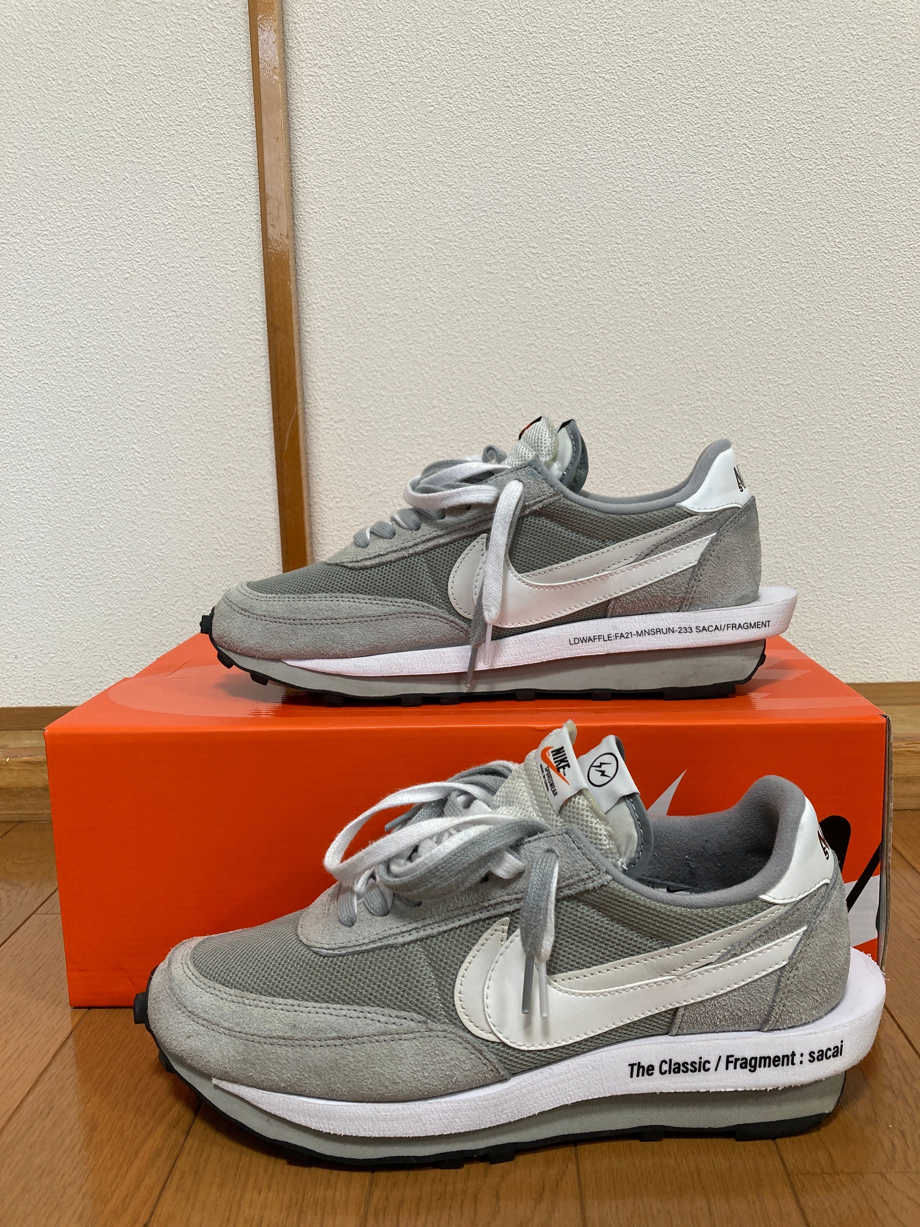 Fragment × sacai × Nike LD Waffle "Light Smoke Grey"