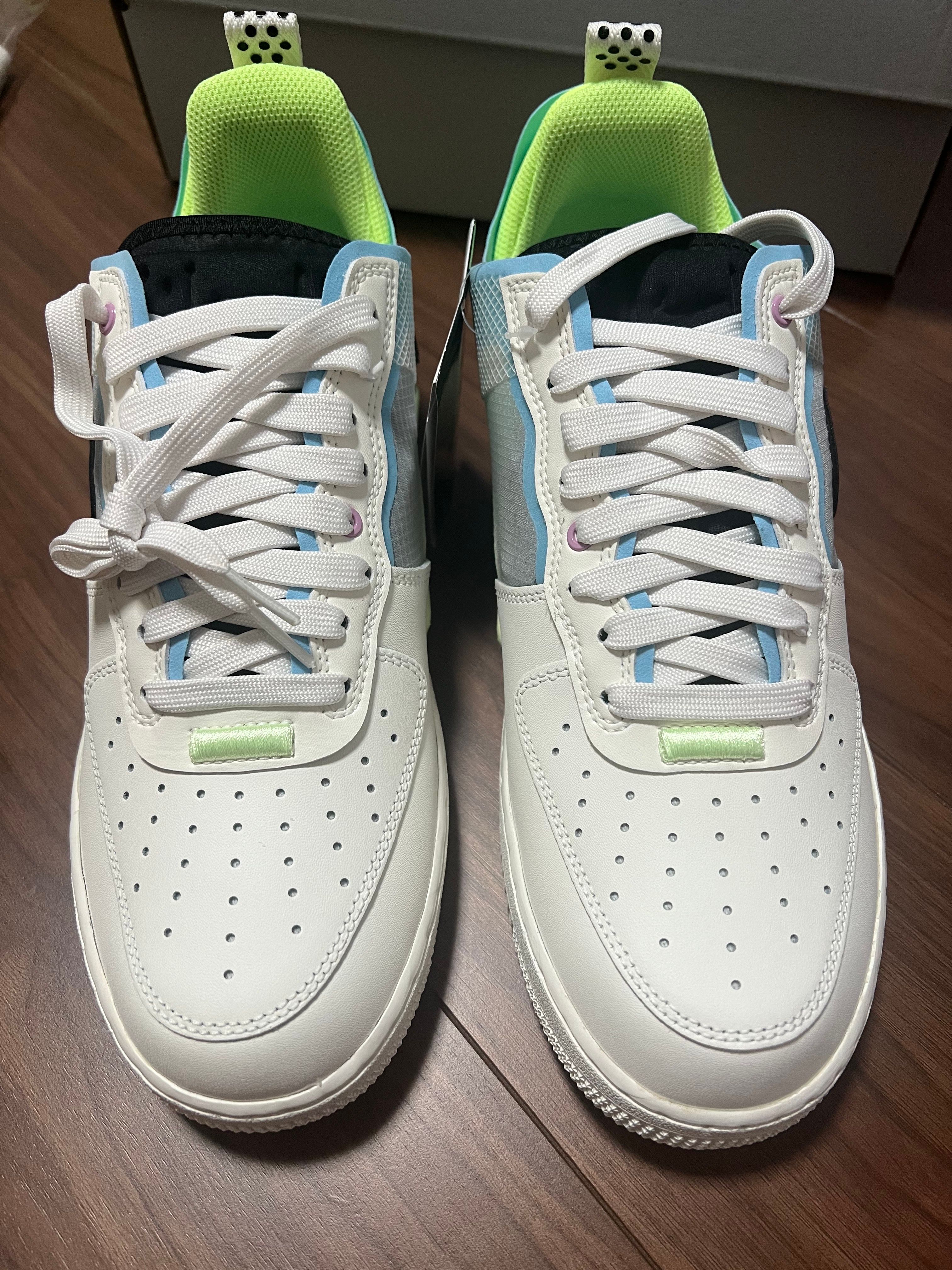 Nike Air Force 1 React Low "Sail/Barely Bolt/Ghost Green/Black"