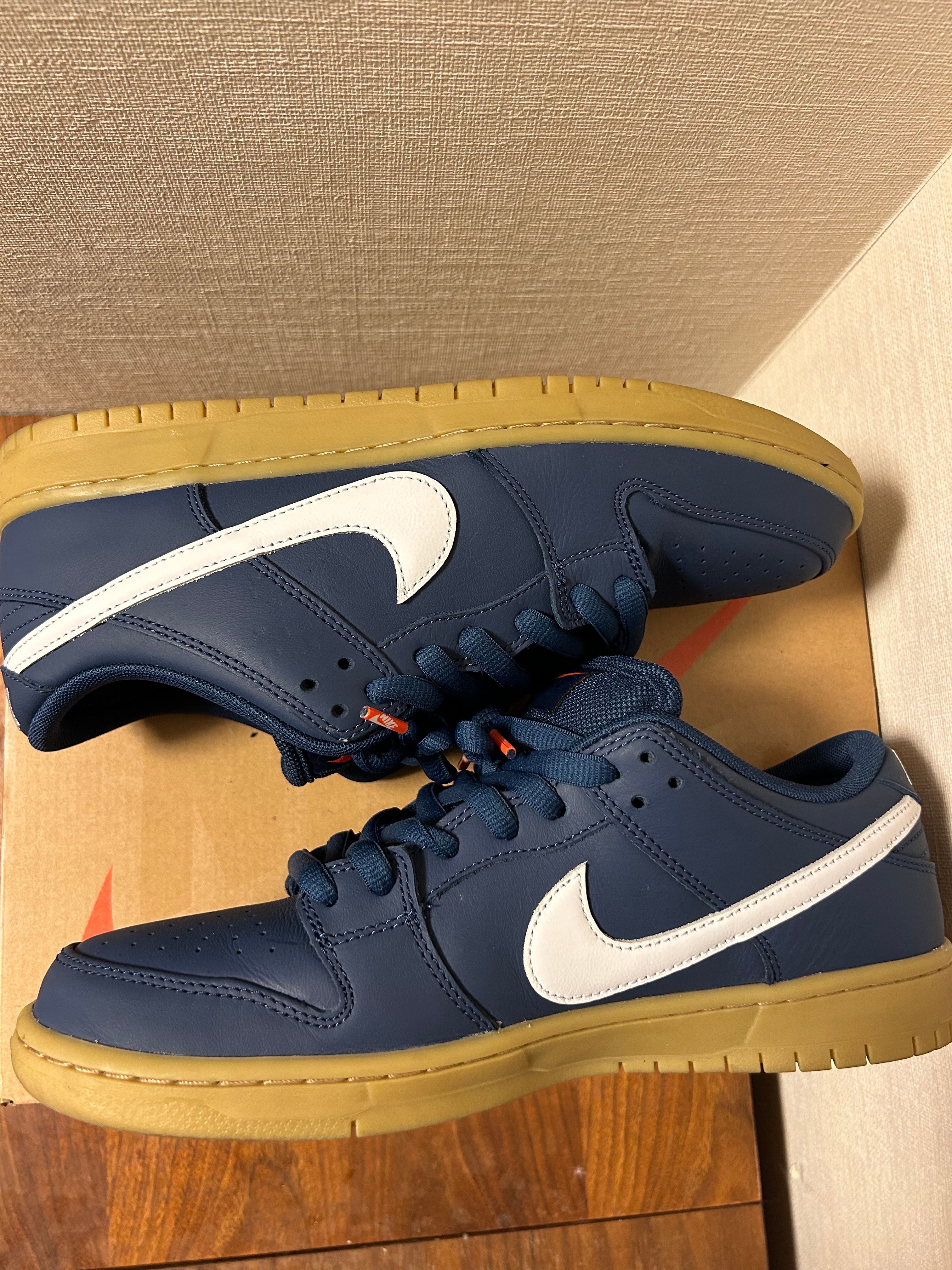 Nike SB Dunk Low Pro ISO Orange Label "Navy Gum"