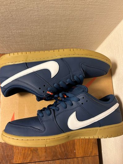 Nike SB Dunk Low Pro ISO Orange Label "Navy Gum"