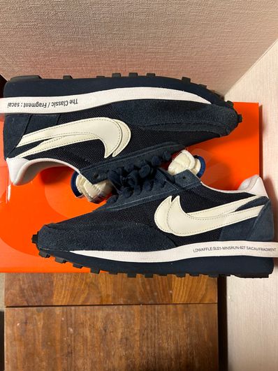 Fragment × sacai × Nike LD Waffle "Blackended Blue"