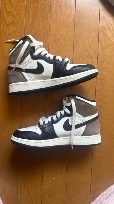Nike GS Air Jordan 1 High OG "Sail/Dark Mocha/Black"