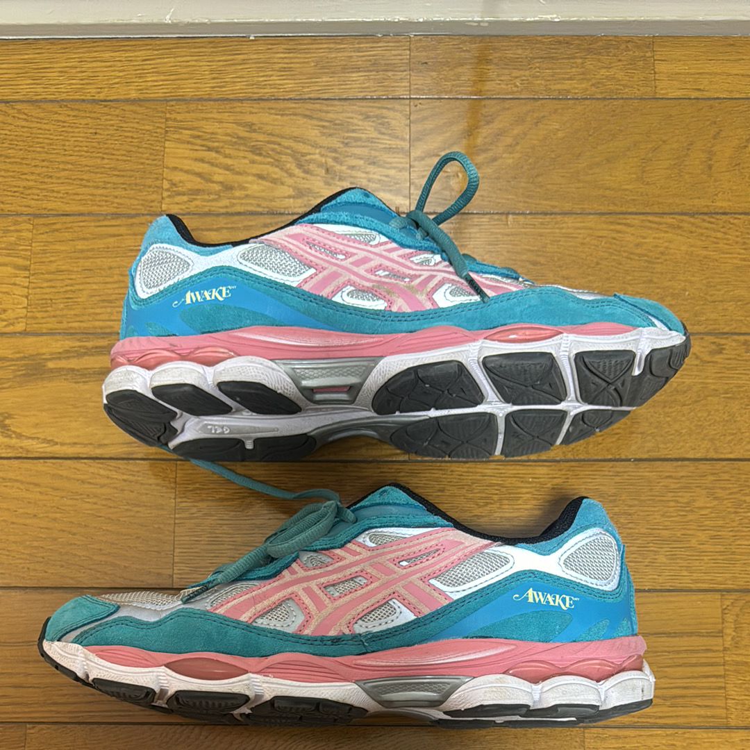 Awake NY × Asics Gel-NYC "Pure Silver/Green Blue Slate"