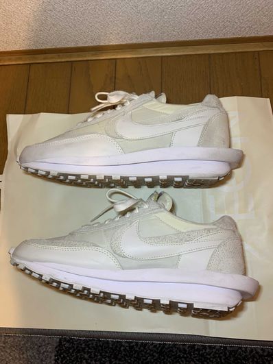 sacai × Nike LDV Waffle "Triple White"