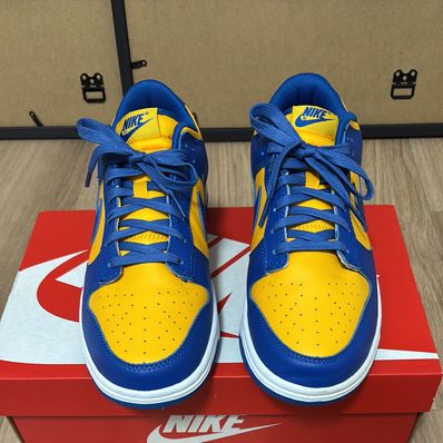 Nike Dunk Low "Blue Jay and University Gold"