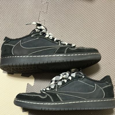 Travis Scott × Nike Air Jordan 1 Low OG SP "Black Phantom"