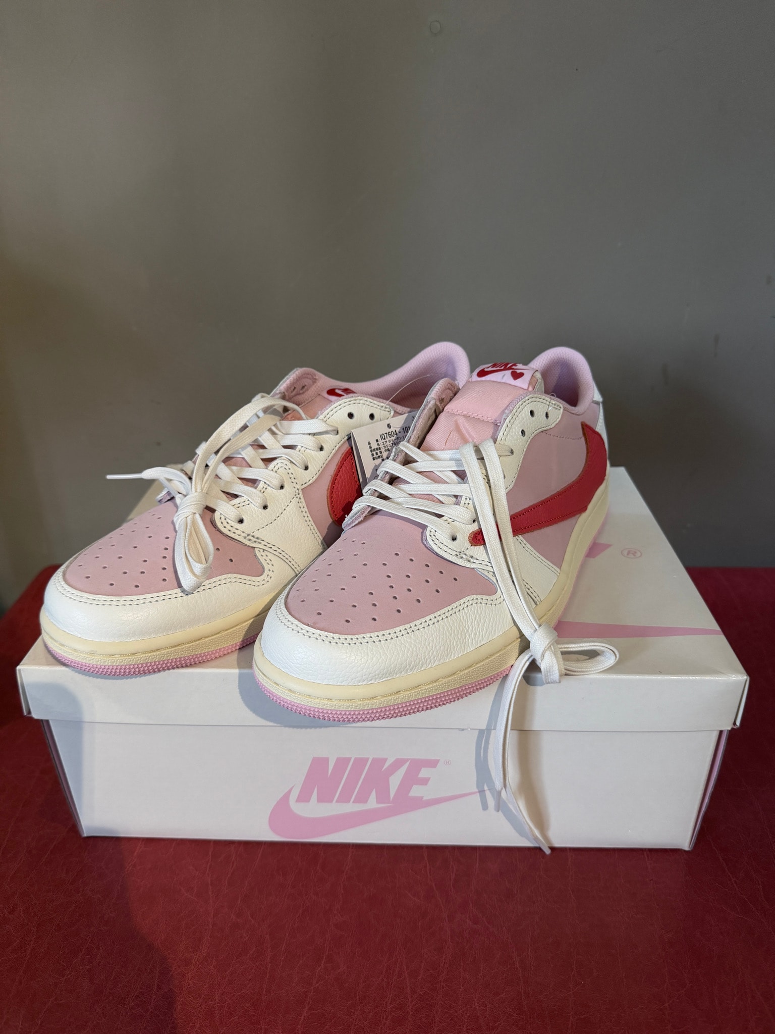 Travis Scott × Nike Air Jordan 1 Retro Low OG "Sail/Tropical Pink"