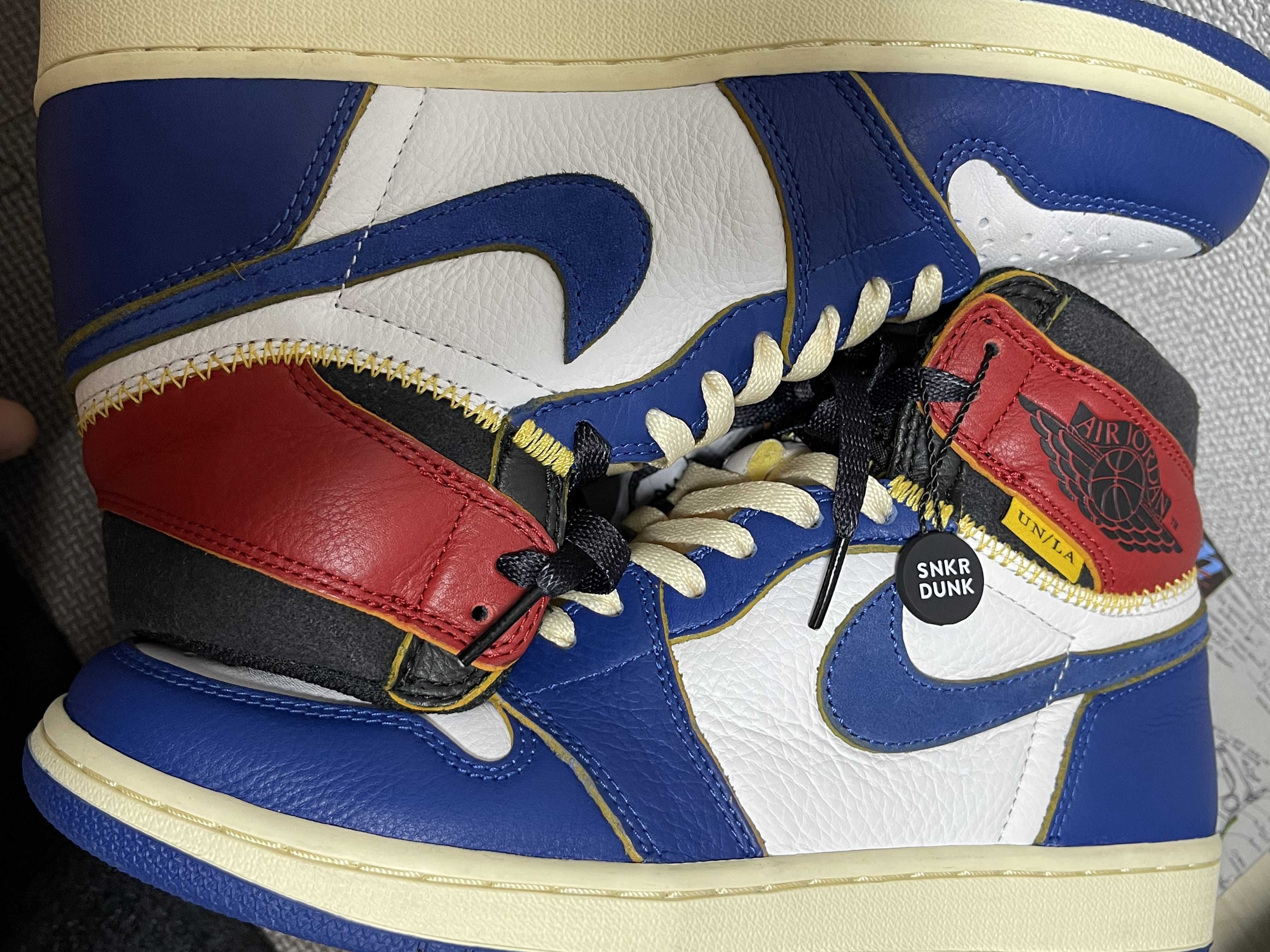 Union × Nike Air Jordan 1 Retro High OG NRG "Storm Blue/Varsity Red"