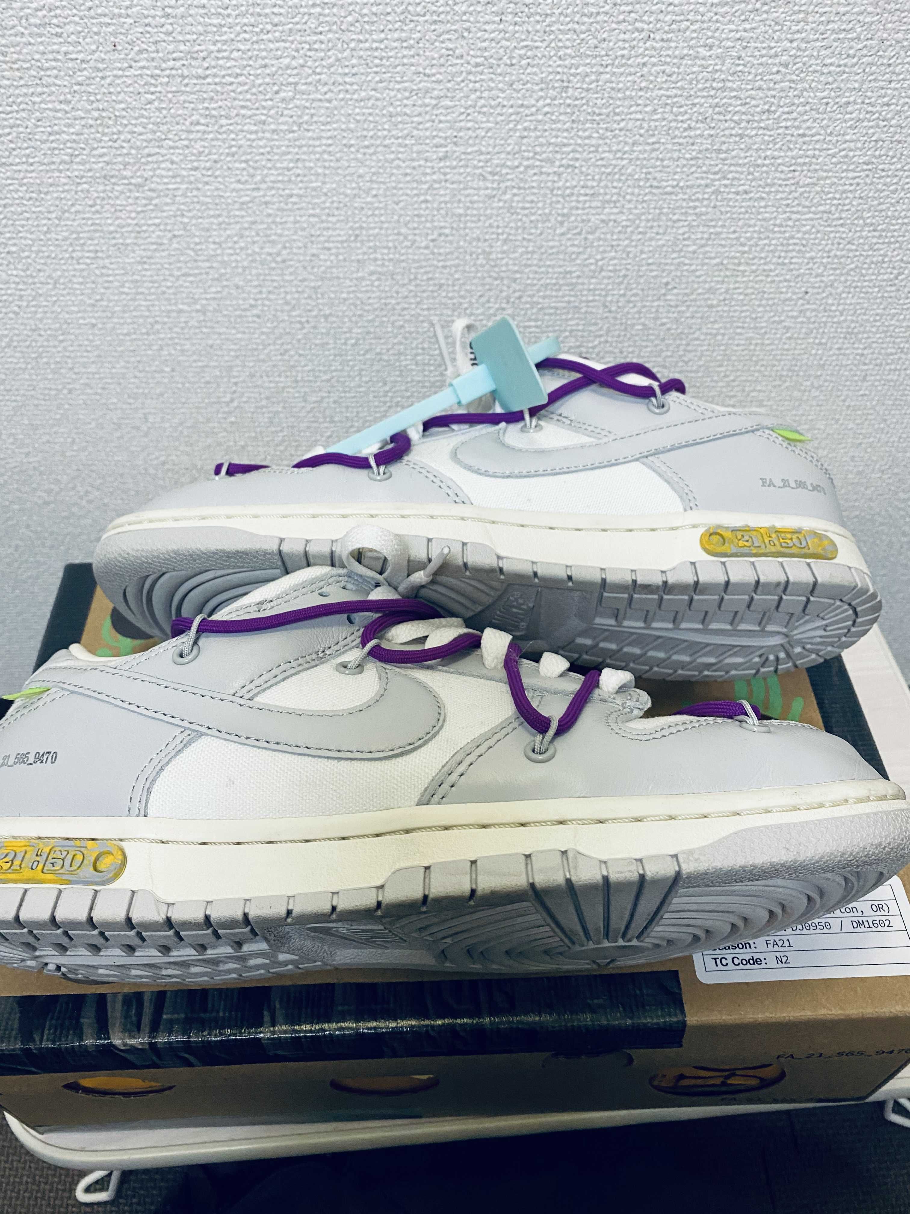 Off-White × Nike Dunk Low 1 of 50 "Lot.21"