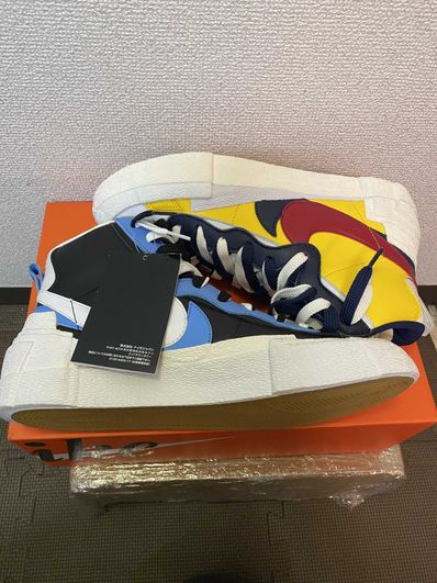 sacai × Nike Blazer Mid "Varsity Maize/Varsity Red"