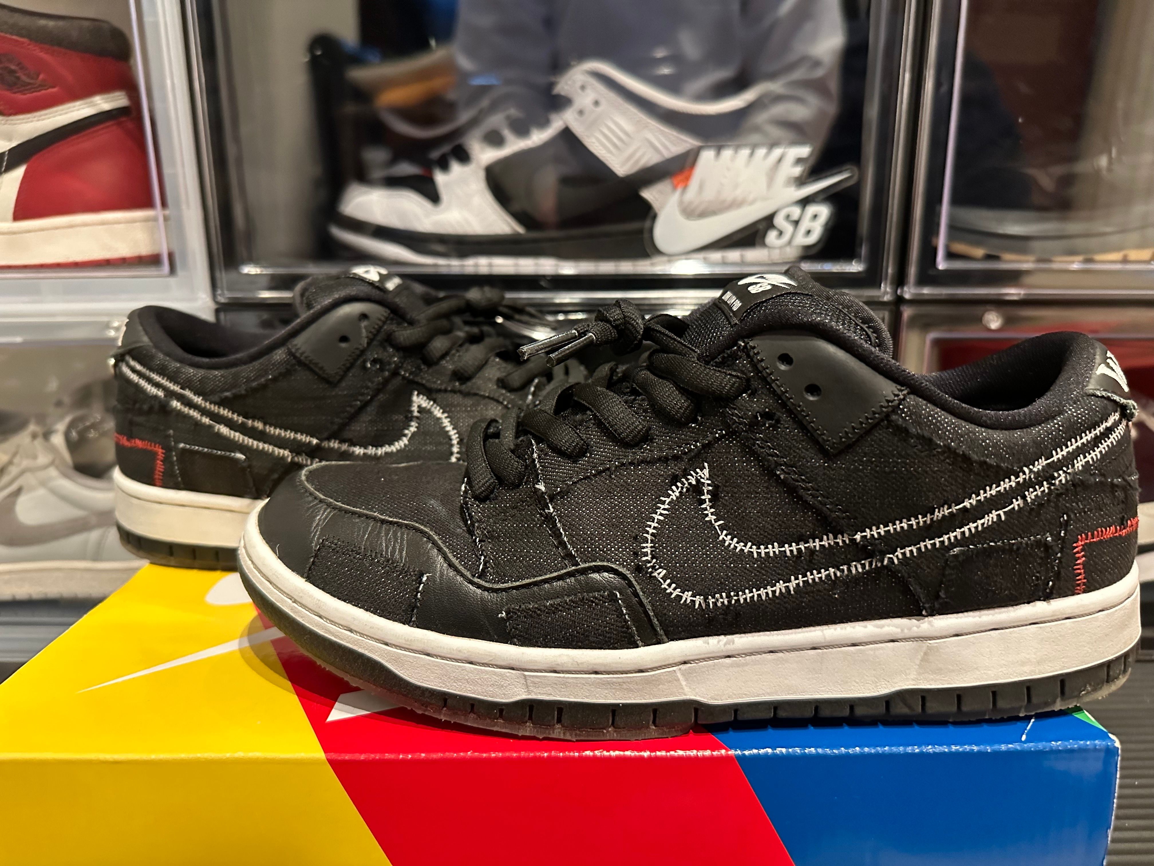 Wasted Youth × Nike SB Dunk Low "Black Denim" / VERDY