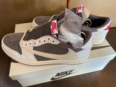 Travis Scott × Nike Air Jordan 1 Low OG SP "Reverse Mocha/Sail and Ridgerock"
