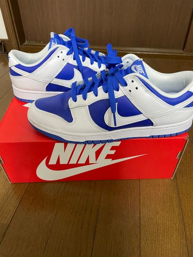 Nike Dunk Low Retro "Racer Blue and White"