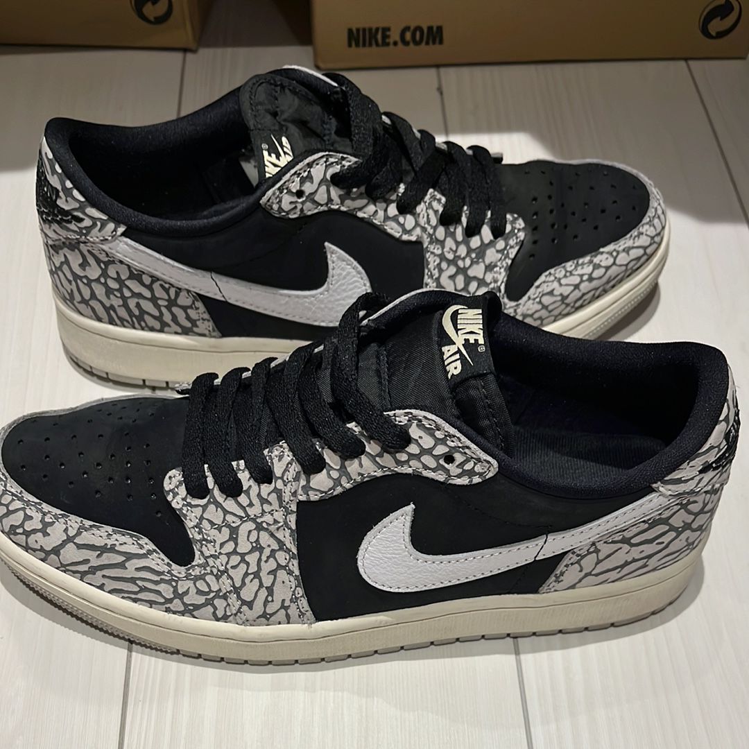 Nike Air Jordan 1 Retro Low OG "Black Cement"