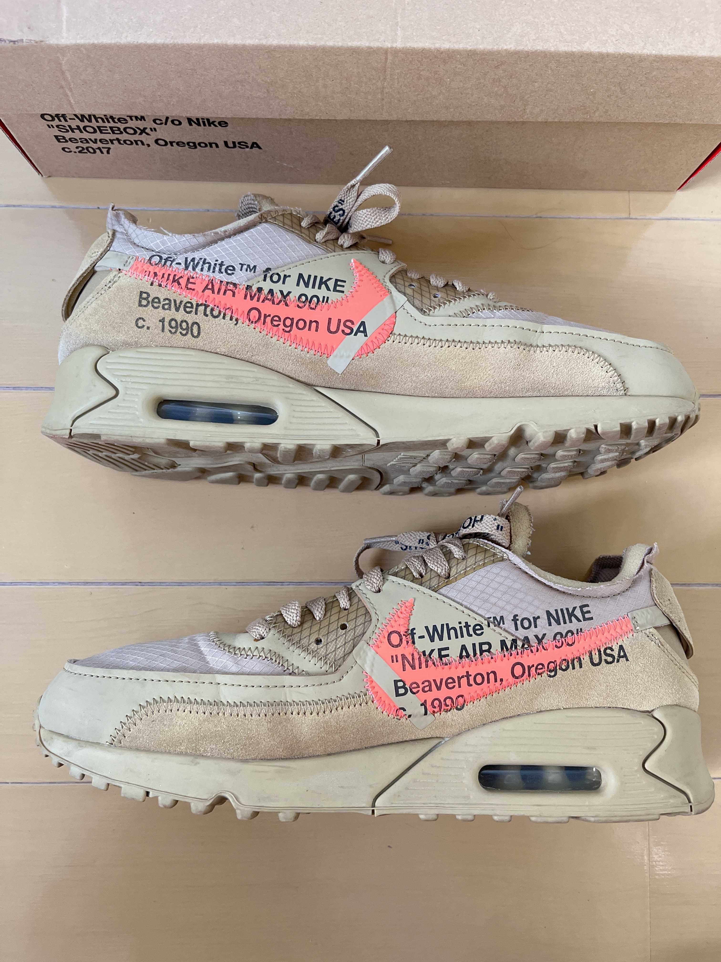 Off-White × Nike Air Max 90 "Desert Ore"