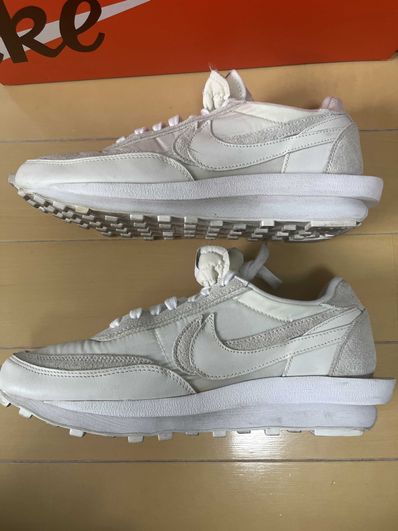 sacai × Nike LDV Waffle "Triple White"