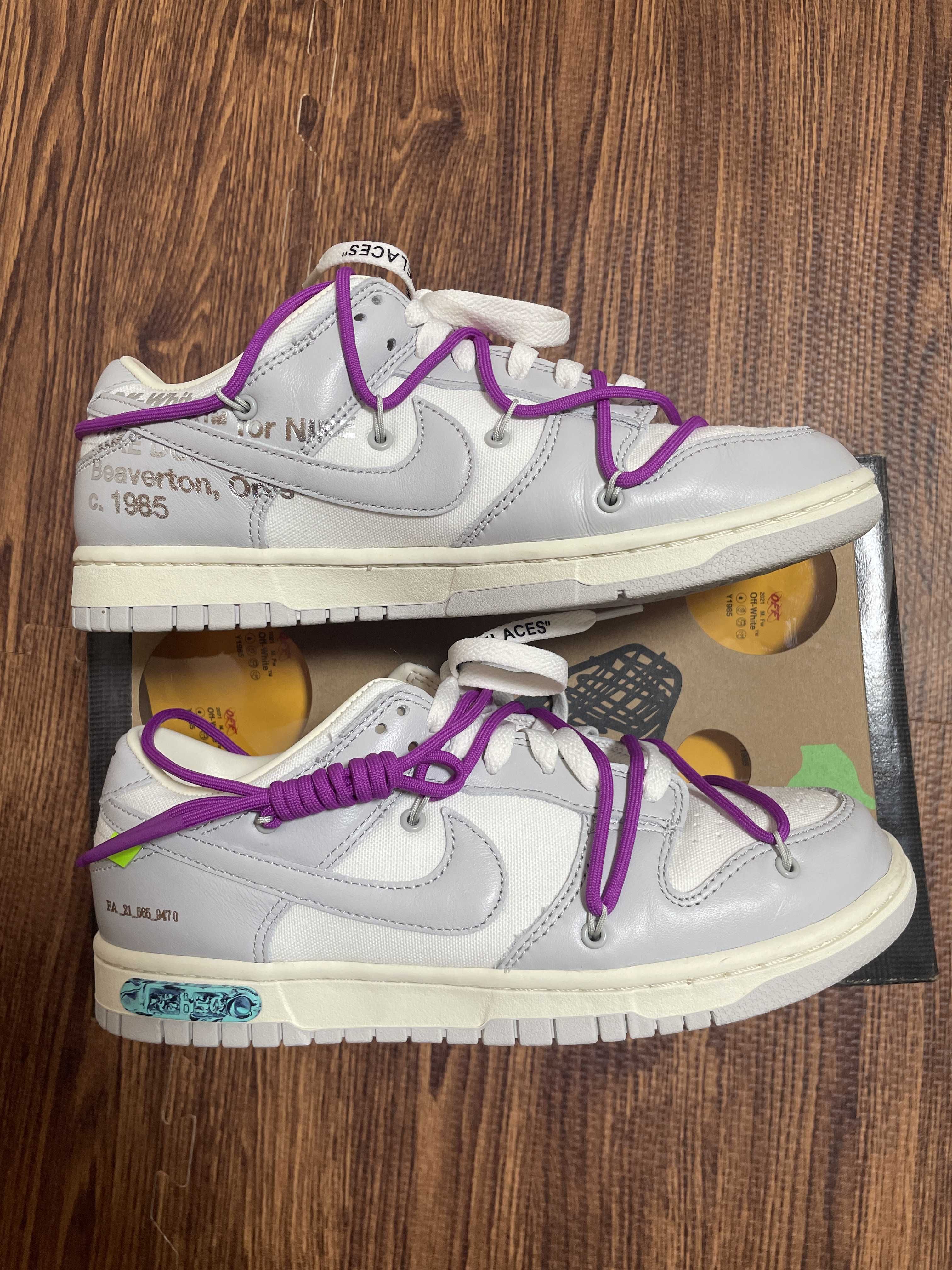 Off-White × Nike Dunk Low 1 of 50 "Lot.45"