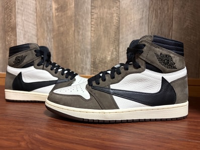 Travis Scott × Nike Air Jordan 1 Retro High OG TS SP "Sail/Dark Mocha"