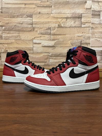 Spiderman × Nike Air Jordan 1 Origin Story "Gym Red/White/Photo Blue/Black"