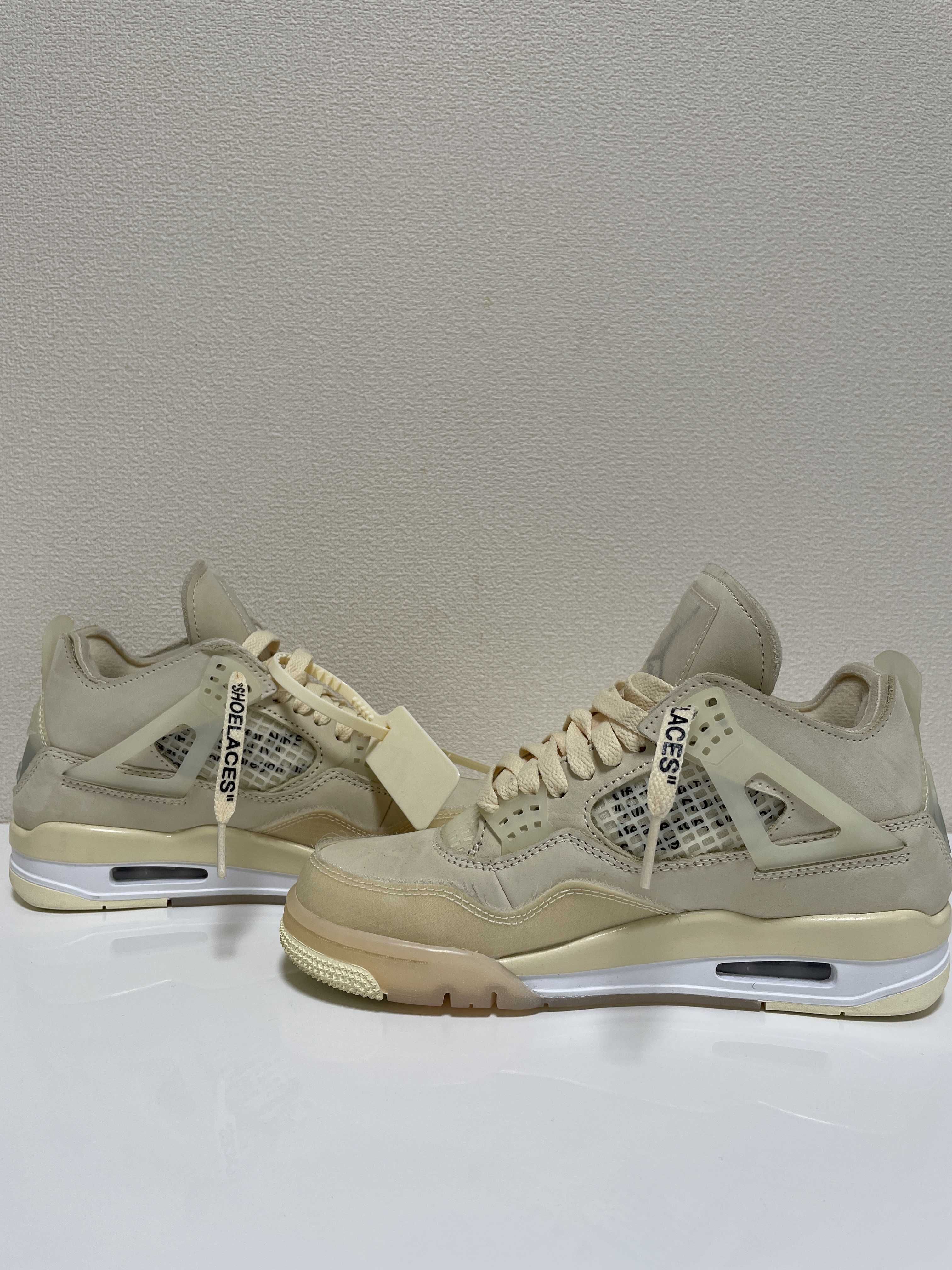 Off-White × Nike Women's Air Jordan 4 SP "Sail"