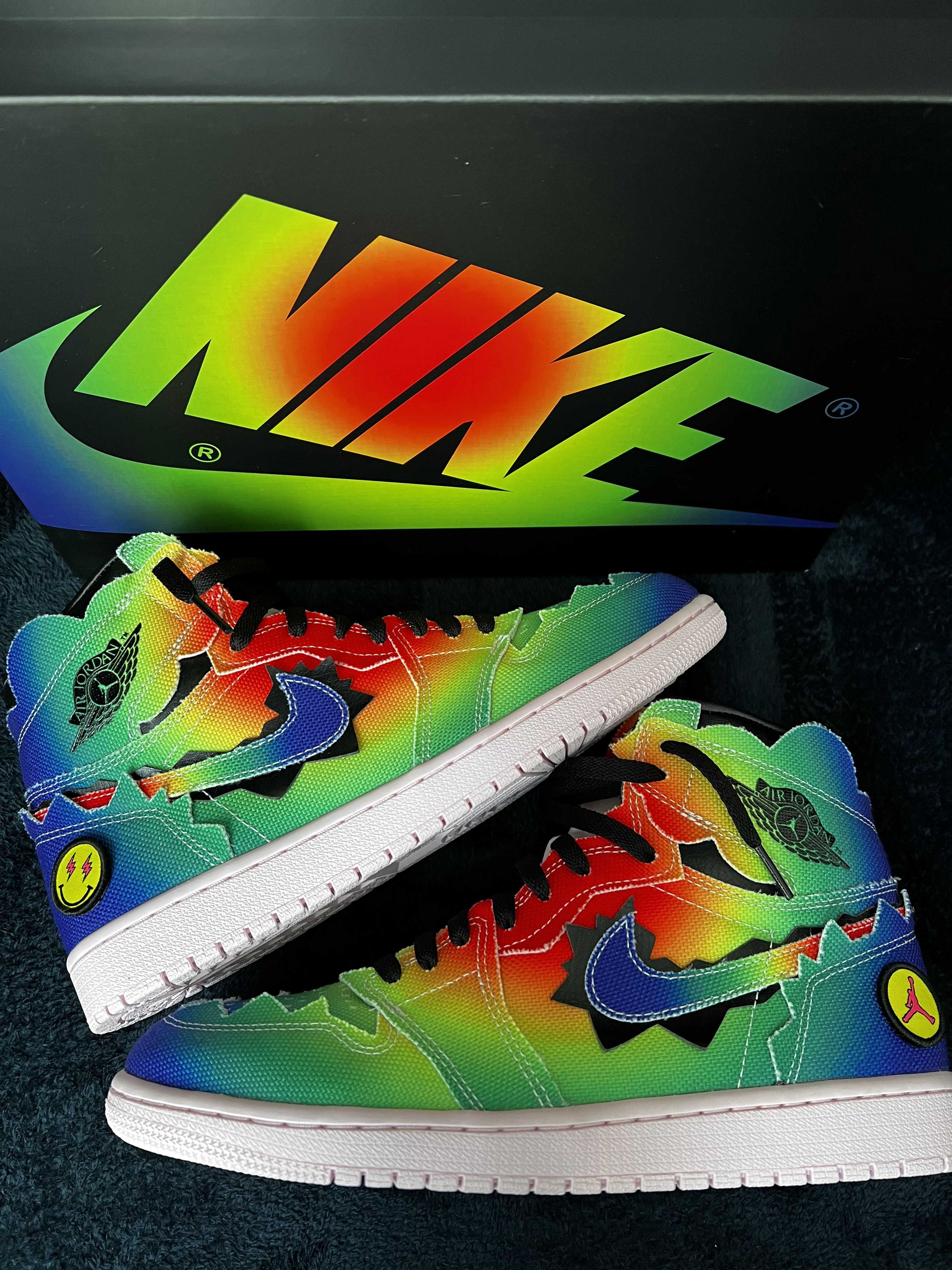 J Balvin × Nike Air Jordan 1 High OG "Rainbow"