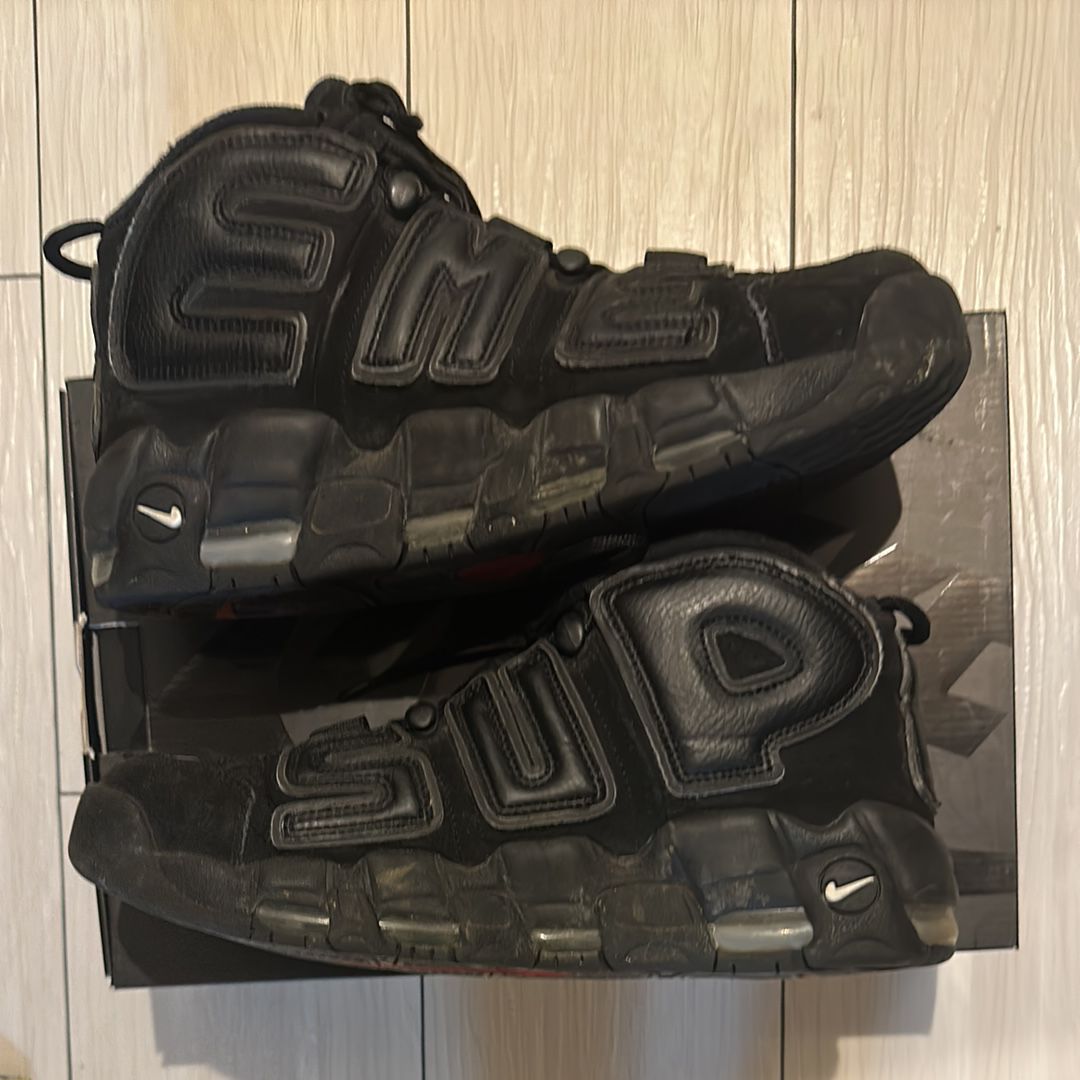 Supreme × Nike Air More Uptempo "Black"