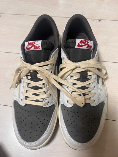 Travis Scott × Nike Air Jordan 1 Low OG SP "Reverse Mocha/Sail and Ridgerock"