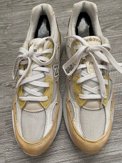 Paperboy × New Balance 992 "Fried Egg"