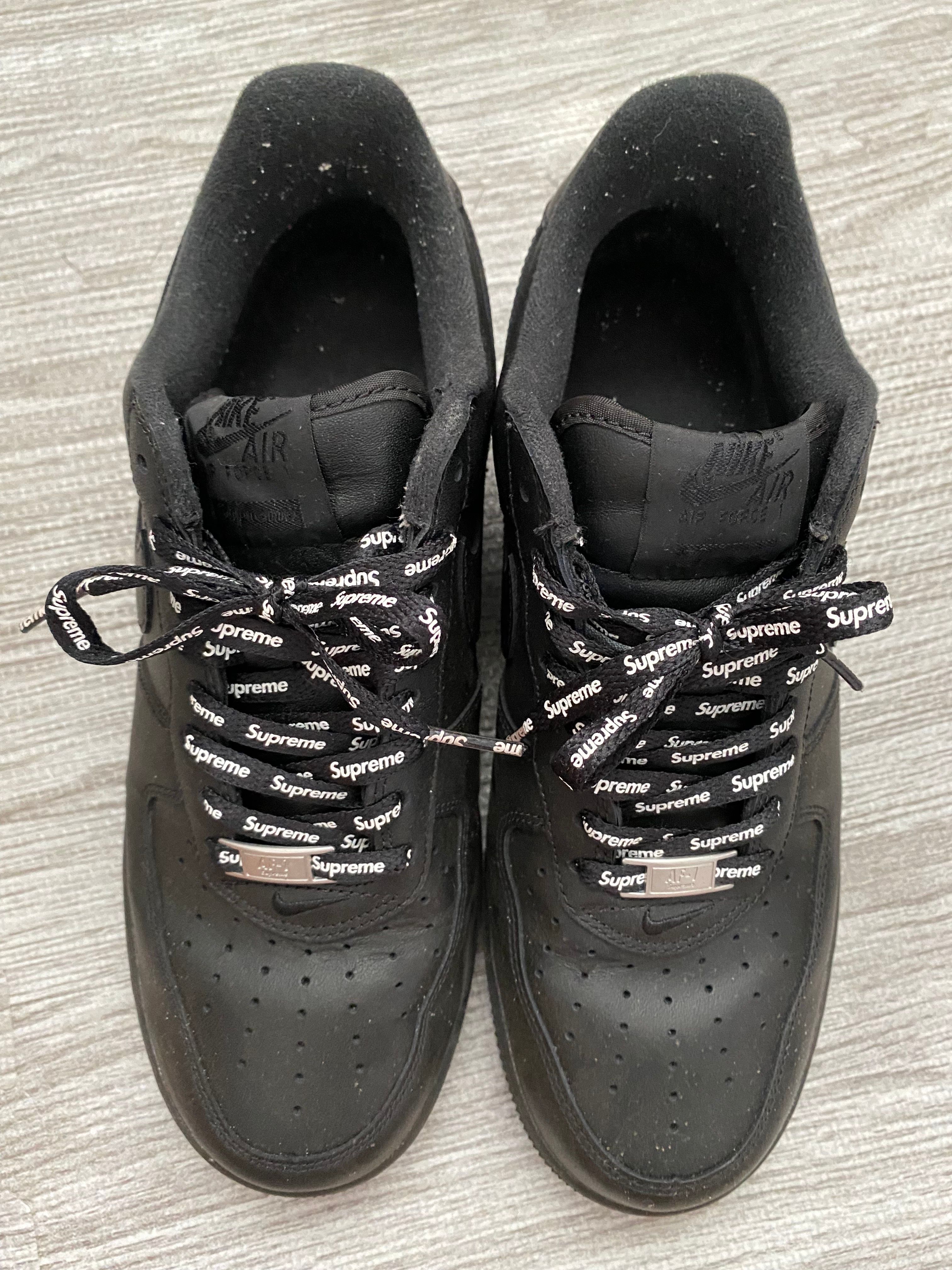 Supreme × Nike Air Force 1 Low "Black"