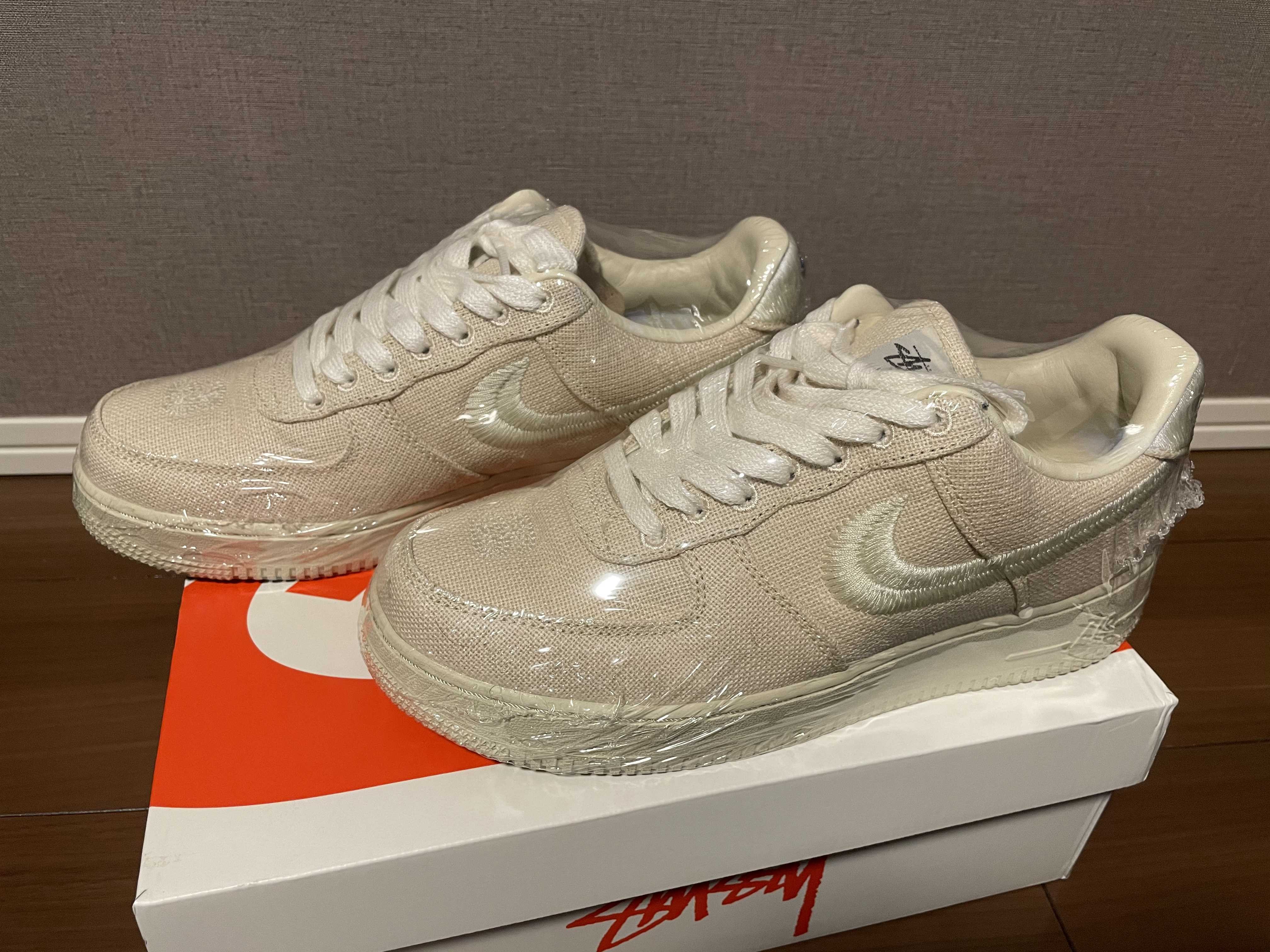 Stussy × Nike Air Force 1 Low "Fossil Stone"