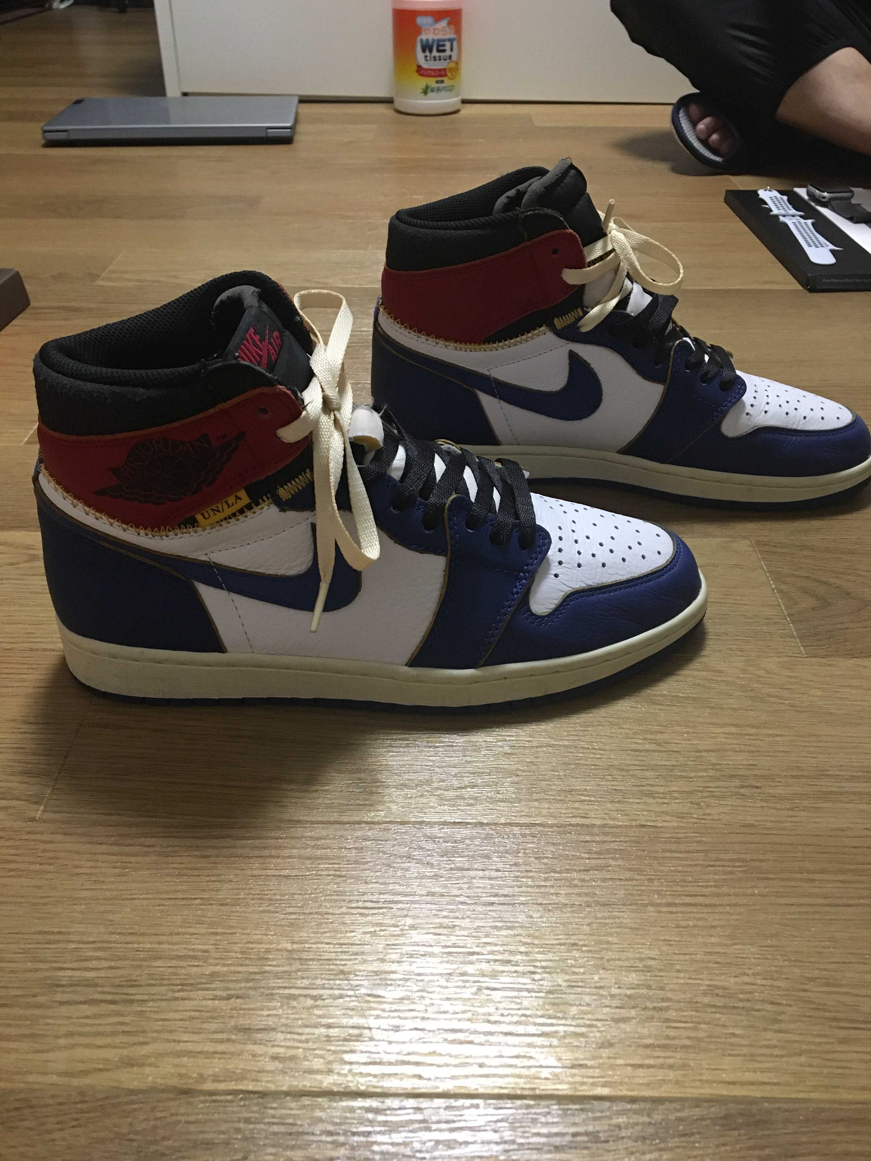 Union × Nike Air Jordan 1 Retro High OG NRG "Storm Blue/Varsity Red"