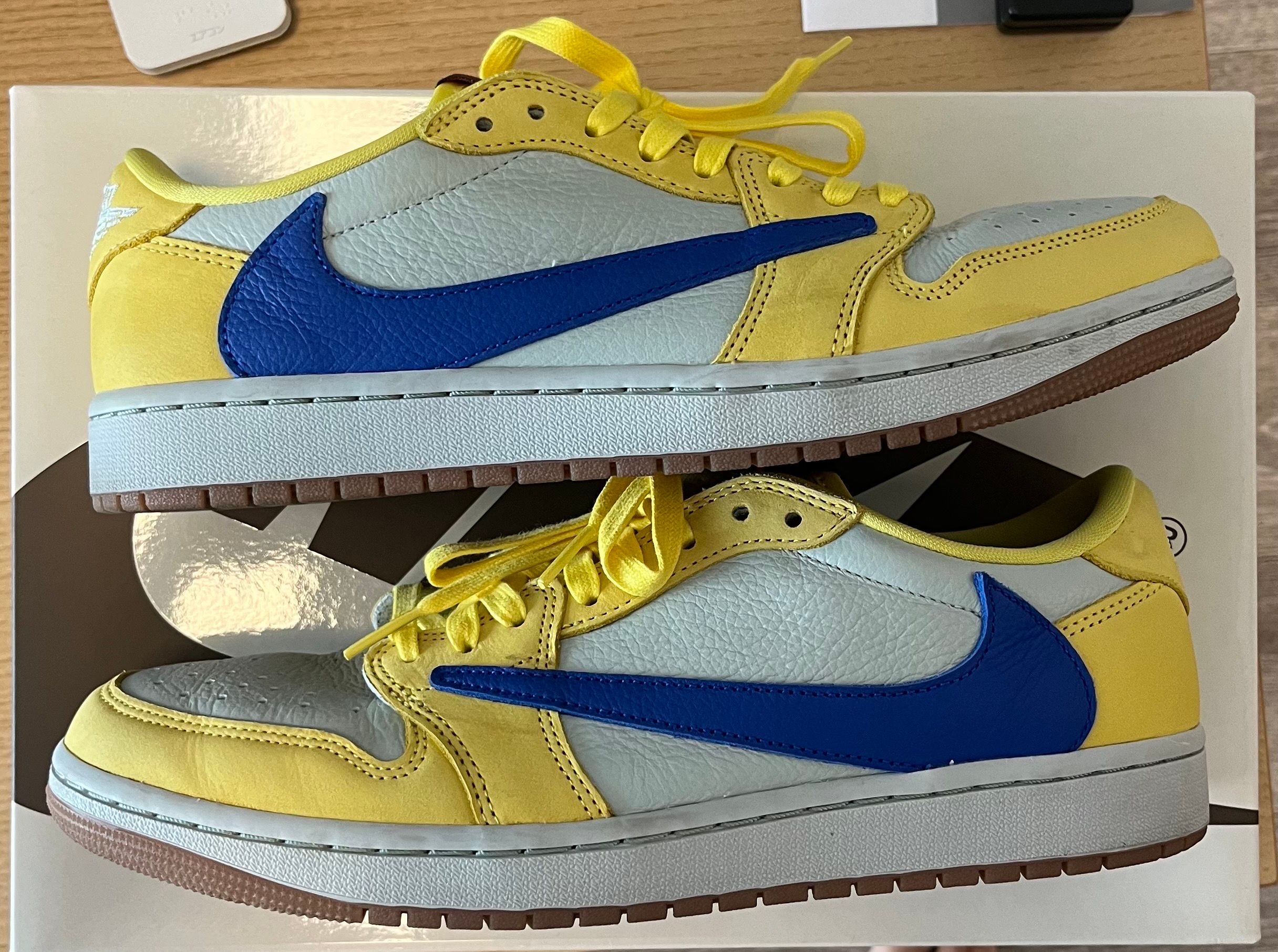 Travis Scott × Nike Women's Air Jordan 1 Retro Low OG "Canary"
