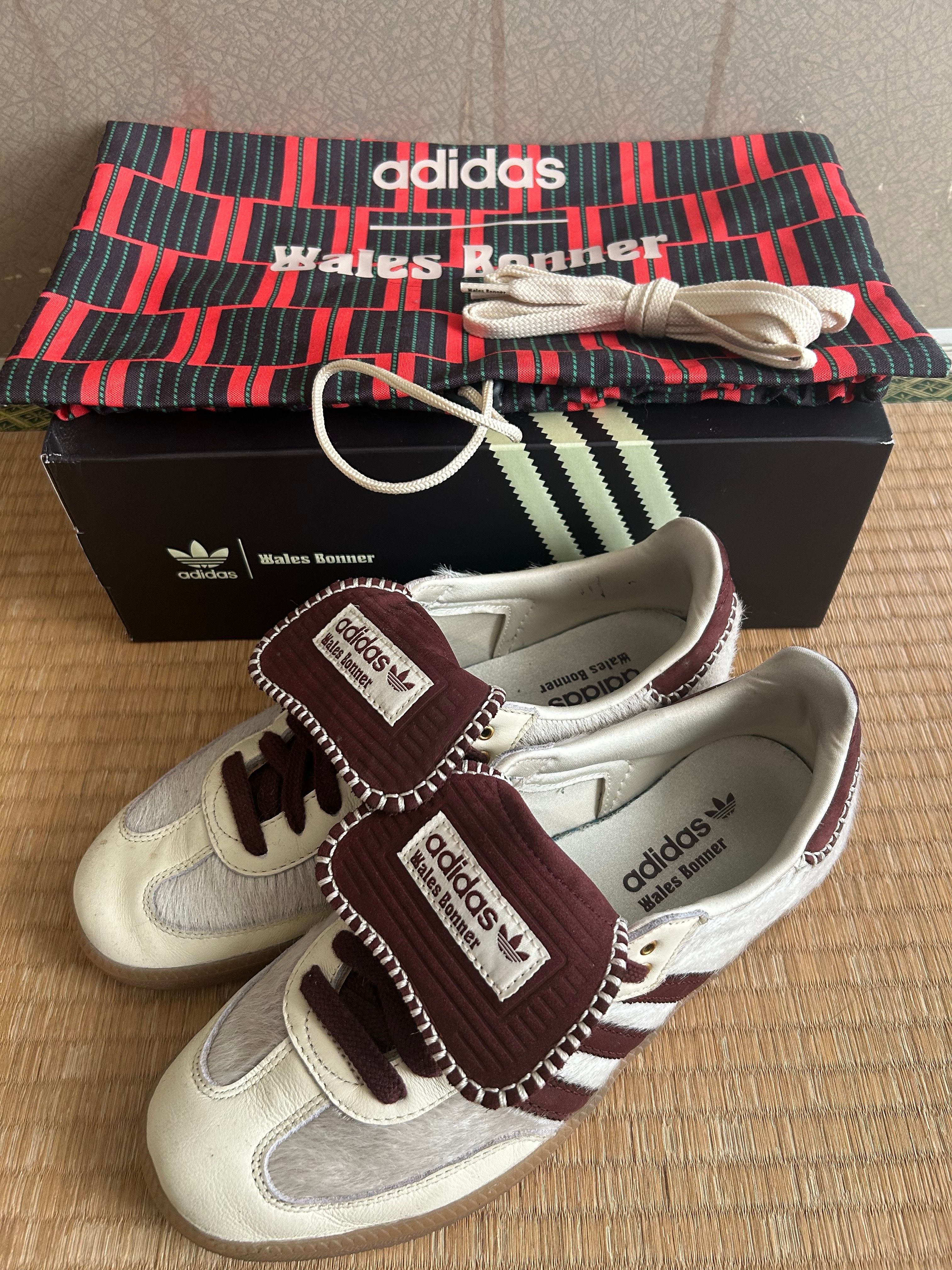 Wales Bonner × adidas Samba Pony Tonal Low "Cream White/Mystery Brown"