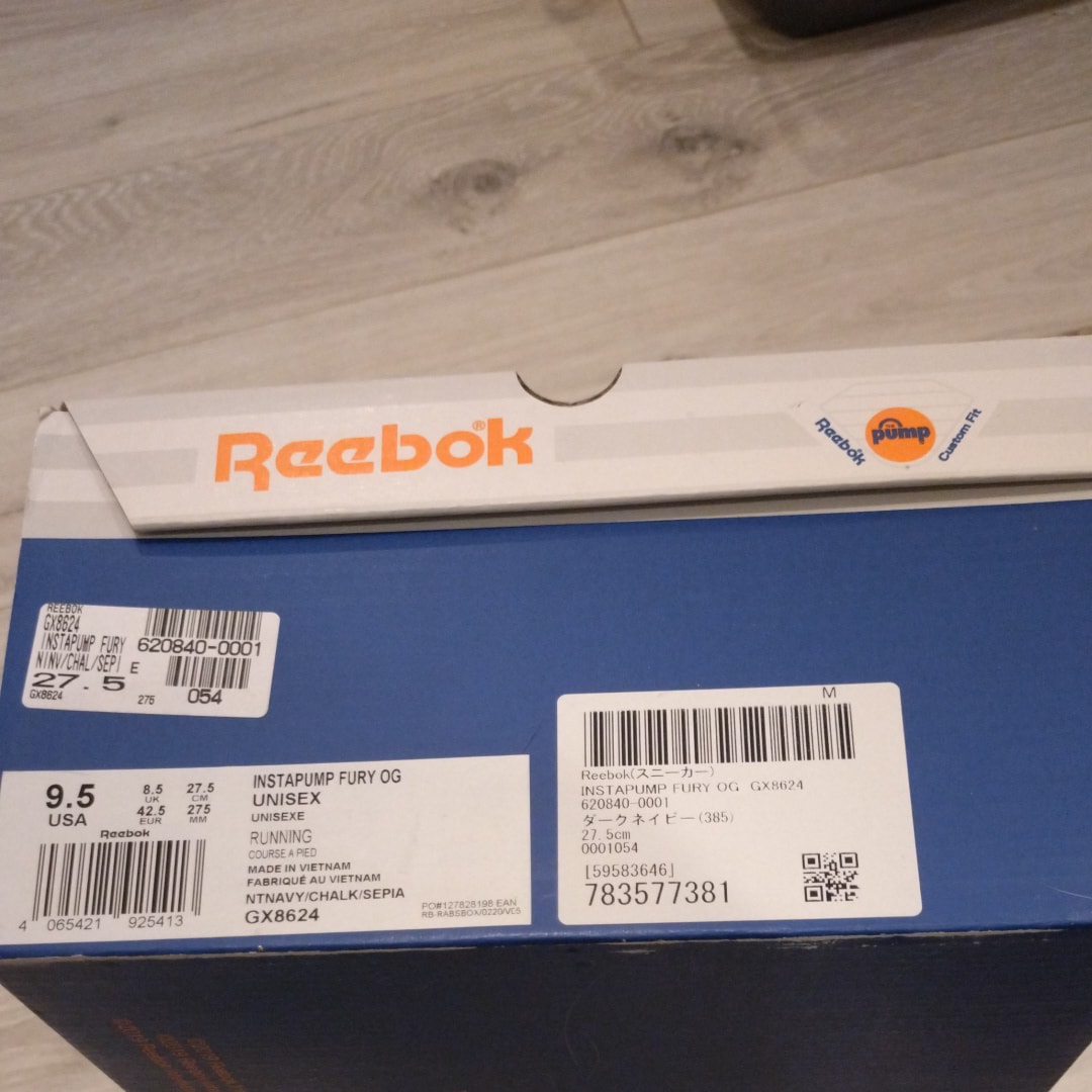 リーボック インスタポンプ フューリー OG "デニム ネイビー"