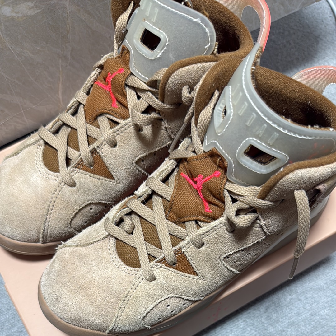 Travis Scott  × Nike PS Air Jordan 6 "British Khaki"