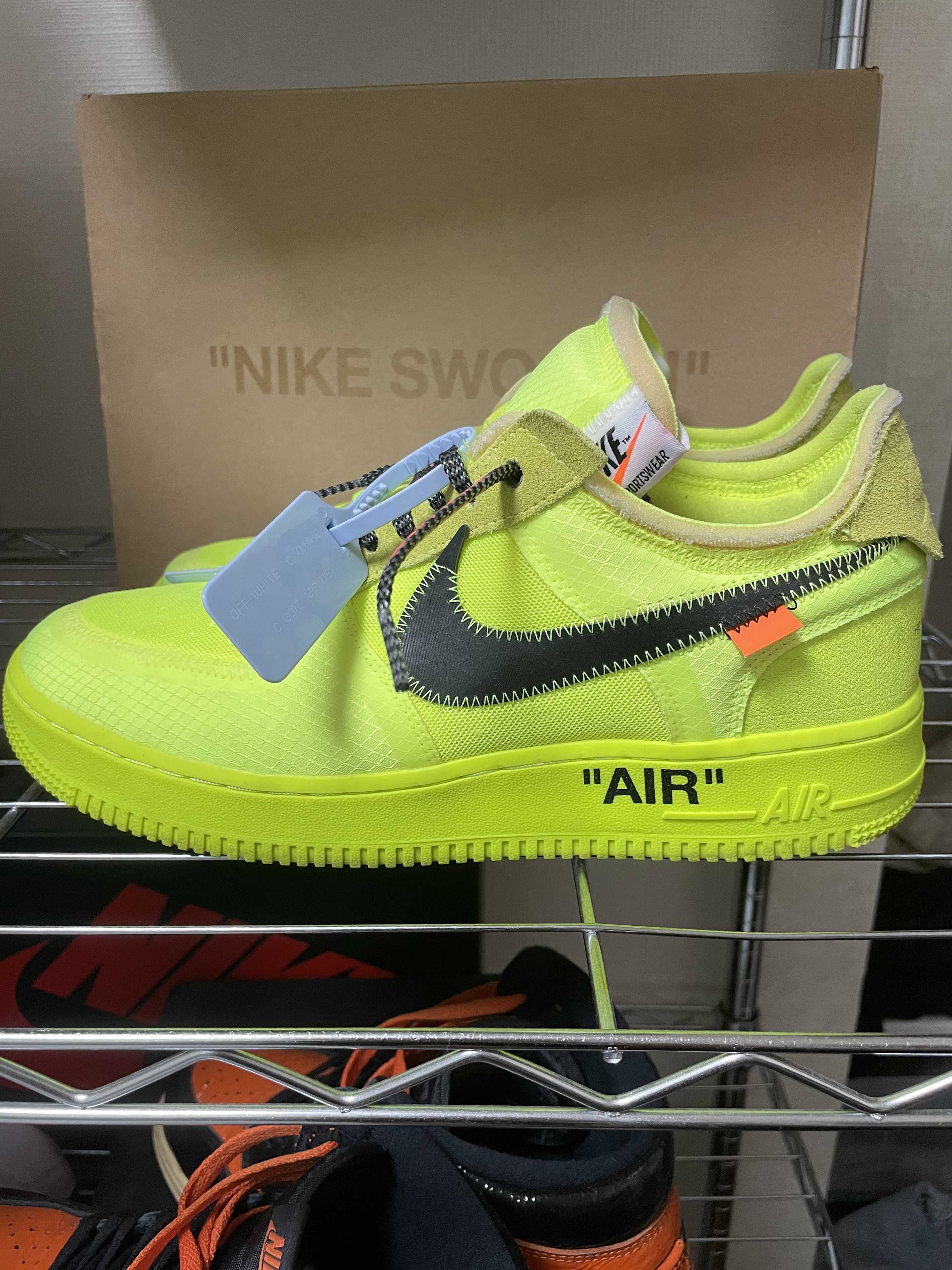 Off-White × Nike Air Force 1 Low "Volt"