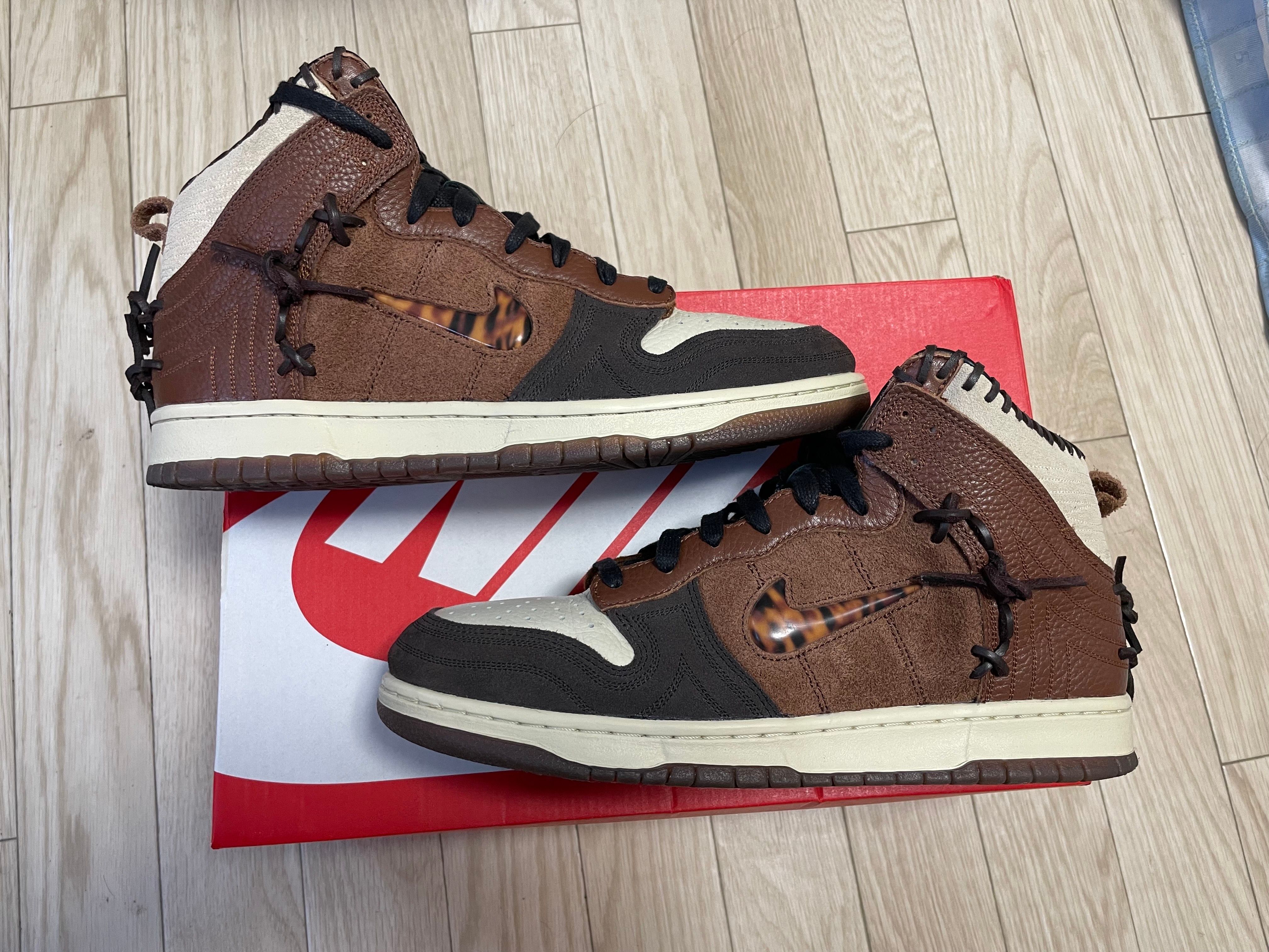 Bodega × Nike Dunk High "Legend Fauna Brown"