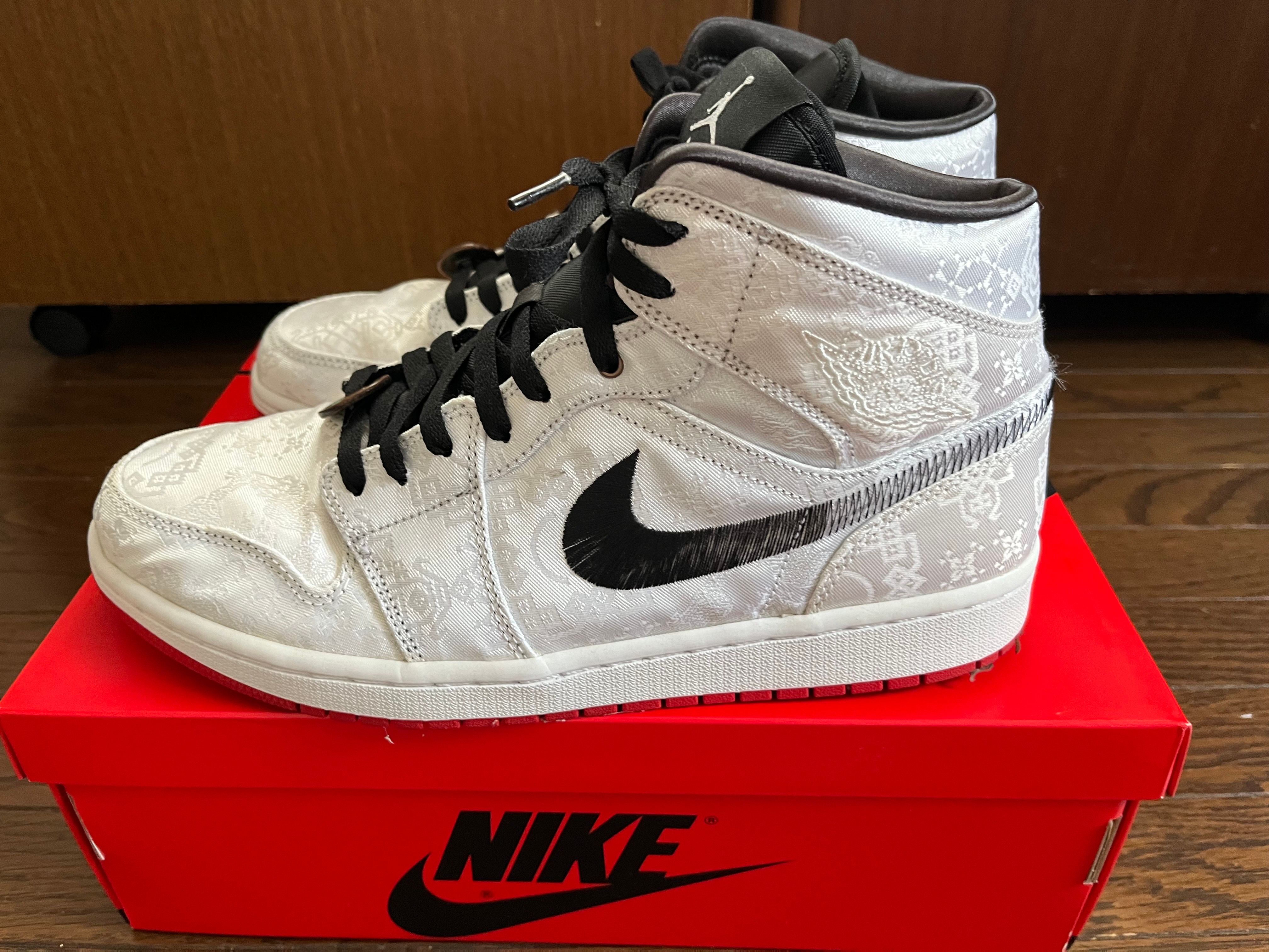 クロット × ナイキ エアジョーダン1 ミッド フィアレス Jordan 1 Mid SE Fearless Edison Chen CLOT Men's - CU2804-100
