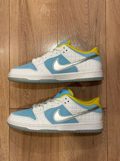 FTC × Nike SB Dunk Low "White/Blue"