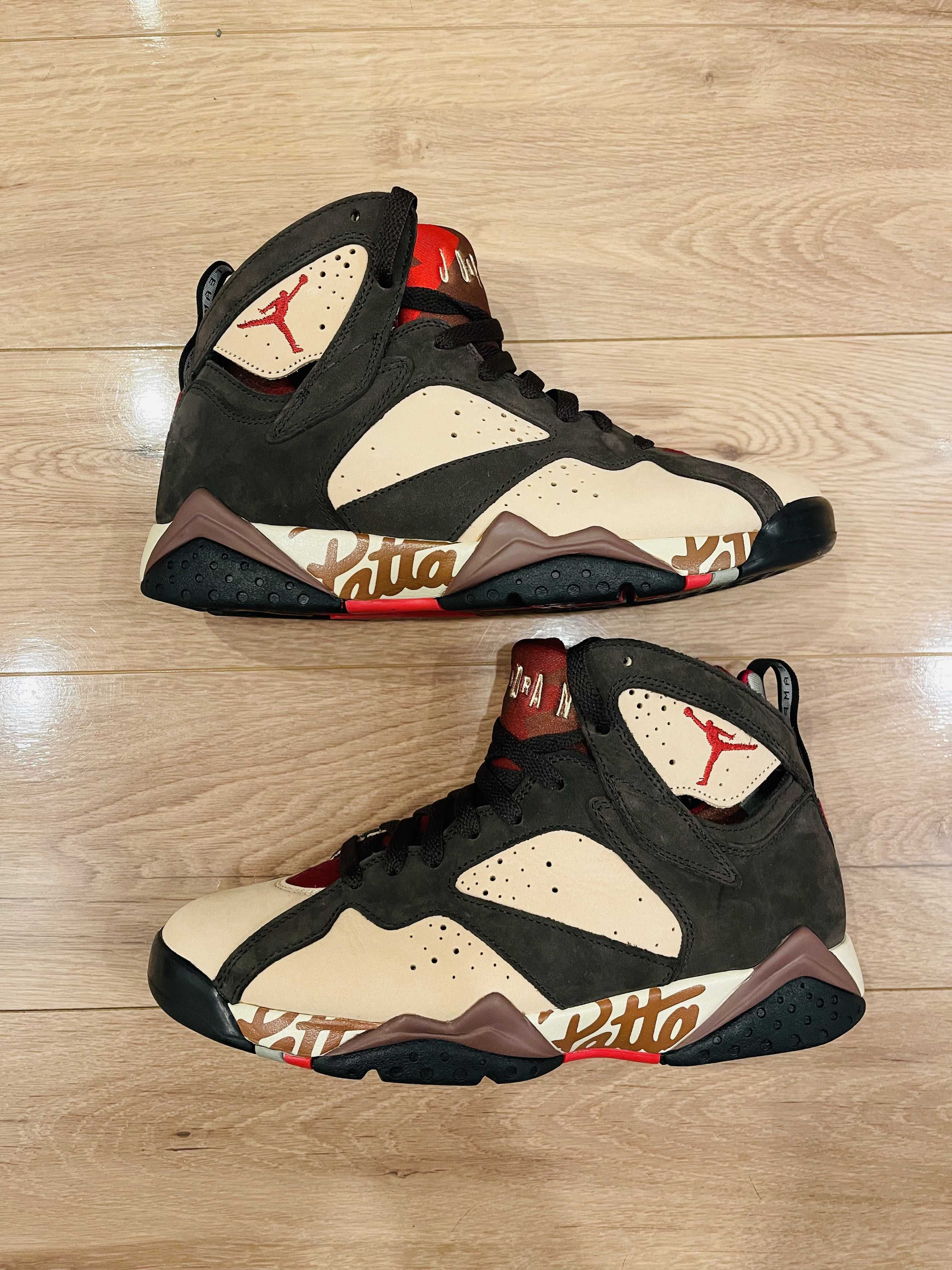 Patta × Nike Air Jordan 7 OG "Brown"