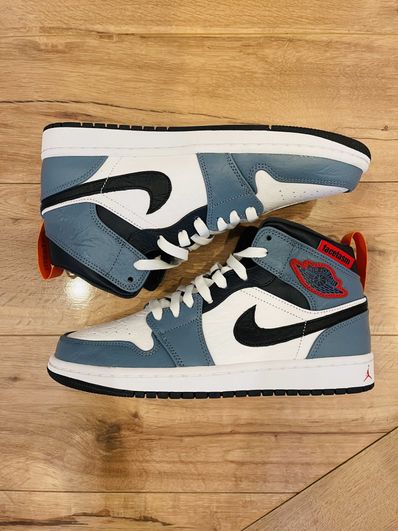 FACETASM × Nike Air Jordan 1 Mid "White/Navy"